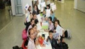 Öğrenciler resim çalışması yaptı