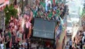 Bursa'da Coşkulu Şampiyonluk Kutlaması