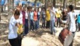 Ebru projesi kursiyerlerine davullu zurnalı piknik