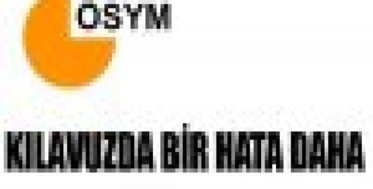 Kılavuzda bir hata daha!