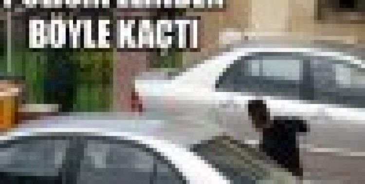 Hırsızlık zanlısı adliyeden kaçtı!