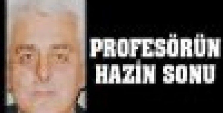 Profesörün hazin sonu