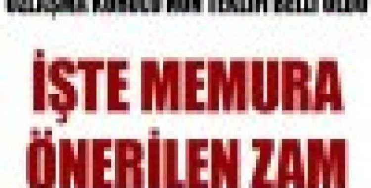Memur maaşlarında artış belli oldu