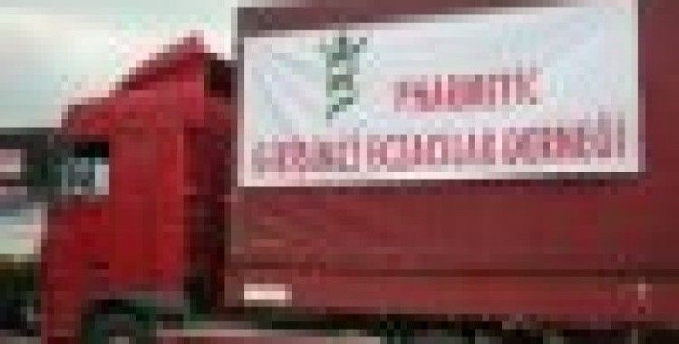 Pakistan'a içme suyu yardımı Pakistan Başkonsolos'unun katılımıyla yola çıkarılıyor