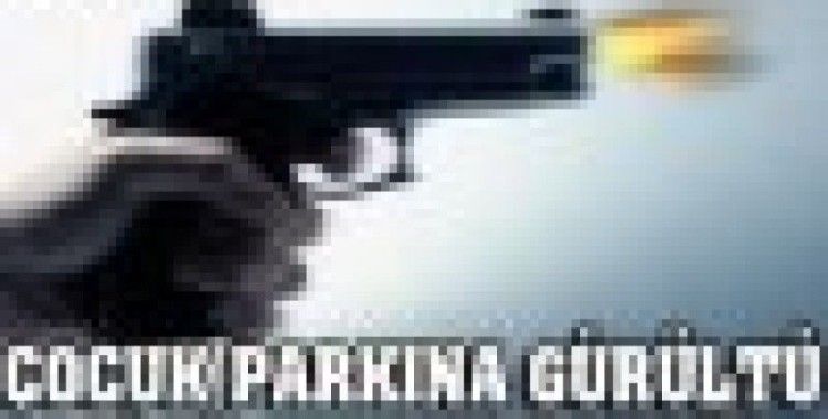 Çocuk parkına gürültü yüzünden ateş açtı