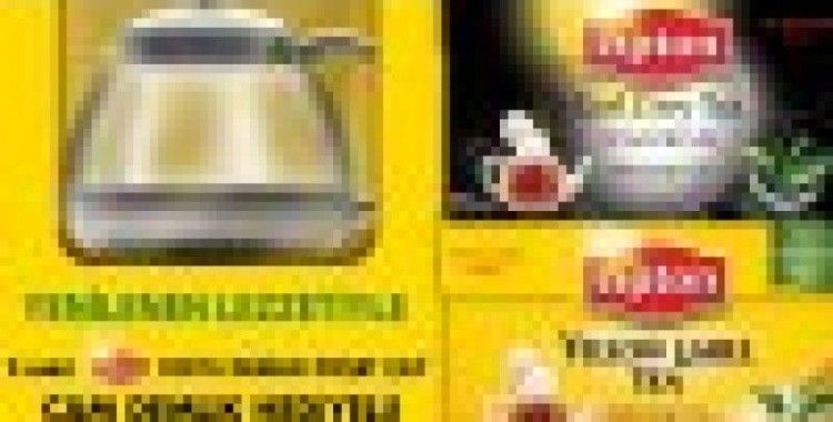 Lipton demlik poşet çay’ın lezzeti yenilendi.
