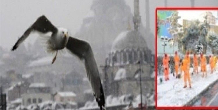 İstanbul kar altında