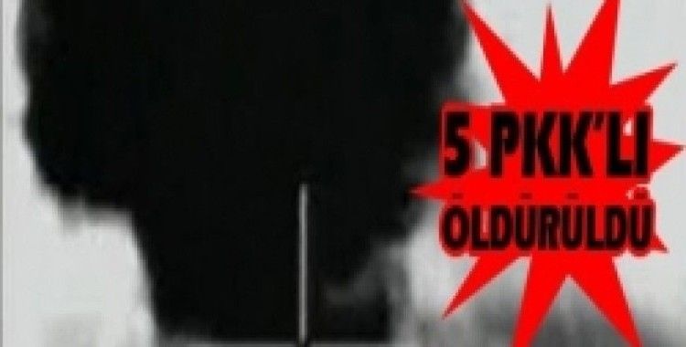 Mağaraya operasyon: 5 PKK'lı öldürüldü