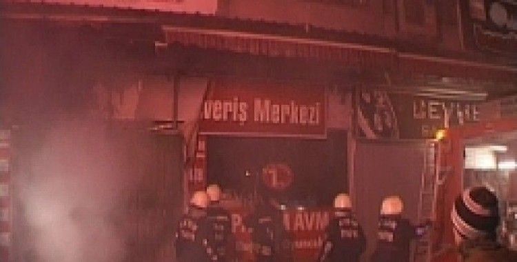 Aydın'da İşyeri Yangını