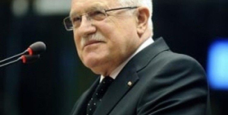 Vaclav Klaus Çankaya Köşkü'nde
