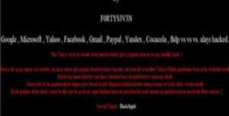 Birçok internet sitesi hacklendi