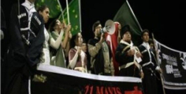 Çerkezler'den soykırım protestosu
