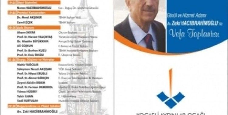 Aydınlar Ocağından Av. Zeki Hacıibrahimoğlu'na Vefa