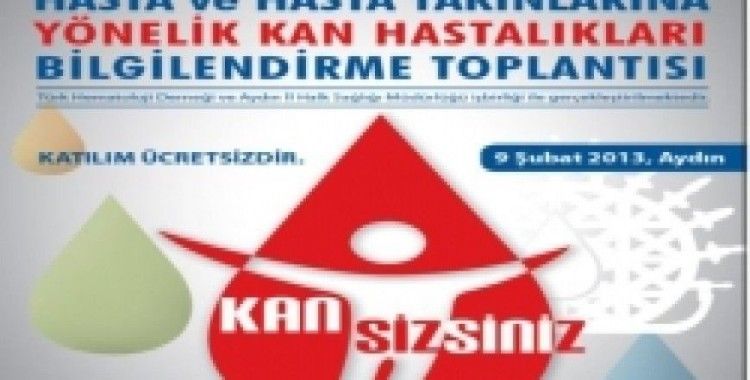 THD Kan hastalıklarını Aydın halkına anlatacak