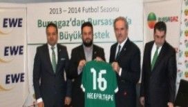 Bursaspor, Bursagaz ile sponsorluk anlaşması imzaladı