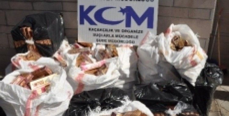 Kırıkkale’de 12 bin paket kaçak sigara ele geçirildi