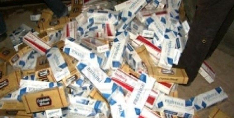Gaziantep’te 81 bin 400 paket kaçak sigara ele geçirildi