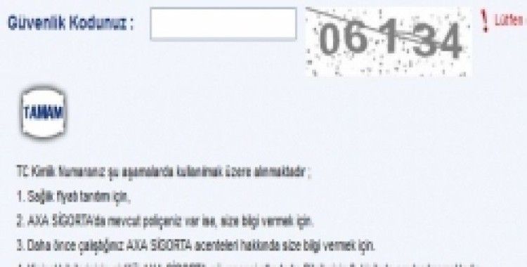 TC Kimlik numarasından isim ve yaş öğrenme