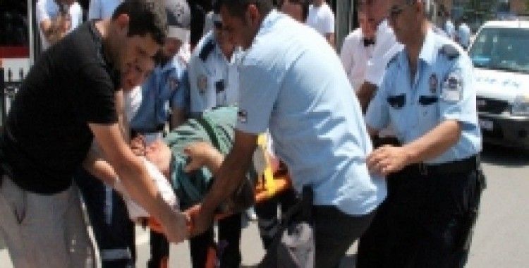 Samsun'da tramvay kazası: 1 yaralı