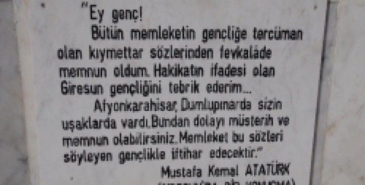 Giresunlu şehitler Afyonkarahisar’da anıldı