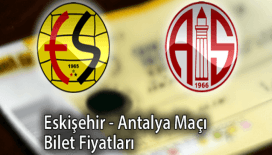 Eskişehirspor MP Antalyaspor maçı bilet satış programı belli oldu