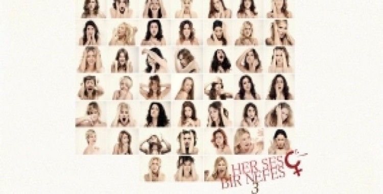66 ünlü kadın 'Her Ses Bir Nefes 3' için objektif karşısına geçti