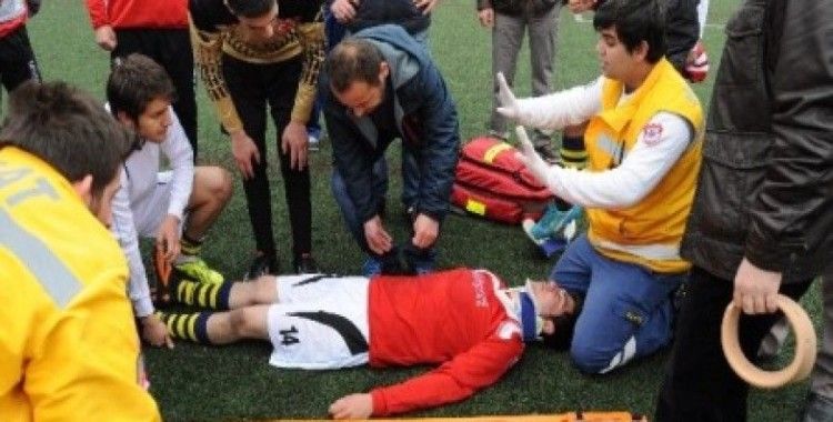 Yozgat’ta Amatör Küme maçında çıkan kavgada 2 futbolcu hastanelik oldu