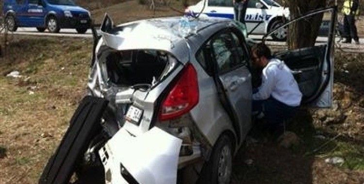 Sungurlu'da trafik kazası, 3 yaralı