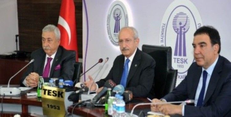 Kılıçdaroğlu, KESK Başkanı Palandöken'i ziyaret etti