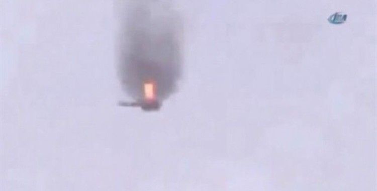  Ukrayna askeri helikopteri düşürüldü, 14 ölü