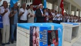 Doğu Türkistan'da öldürülen müslümanlar için gıyabi cenaze namazı kılındı