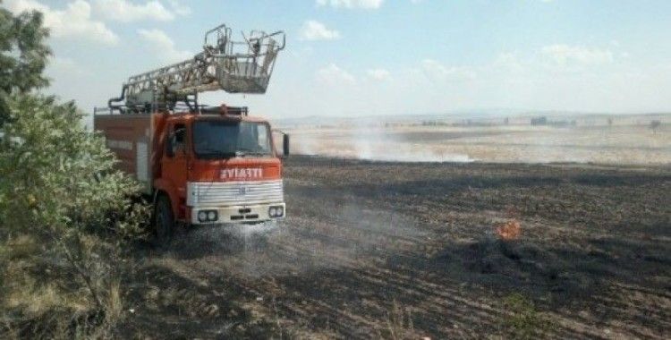 Afyonkarahisar'da arazi yangını