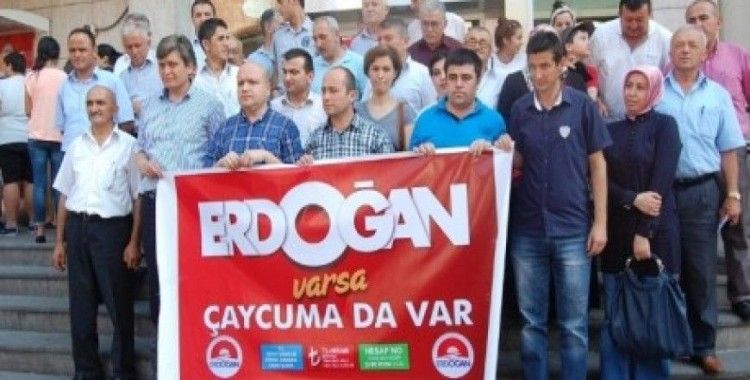 Cumhurbaşkanı Adayı Erdoğan için bağışta bulundular