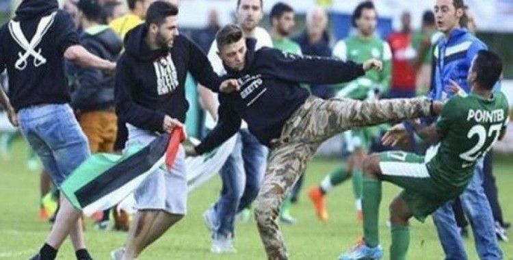 Hazırlık maçına Gazze protestosu damga vurdu