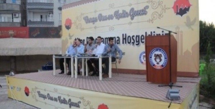 Cizre'de Barışa Dua ve Kadir Gecesi iftar programı düzenlendi