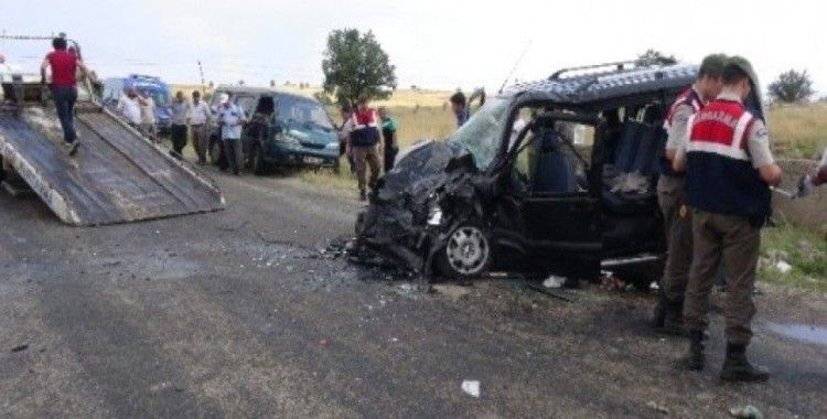 Çankırı'da kaza, 10 yaralı