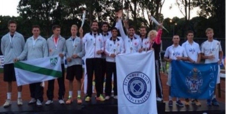 İstanbul Aydın Üniversitesi Erkek Tenis Takımı Avrupa Şampiyonu oldu