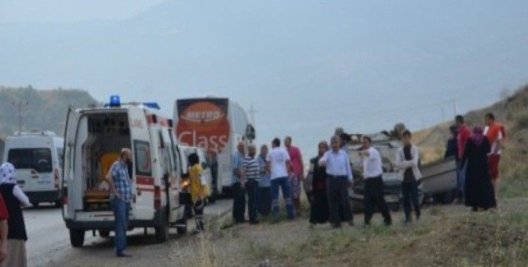 Tosya D-100'de trafik kazasında 4 kişi yaralandı