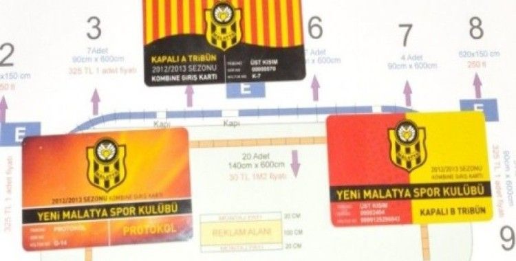 Yeni Malatyaspor’da, kombine bilet satışlarına başlandı