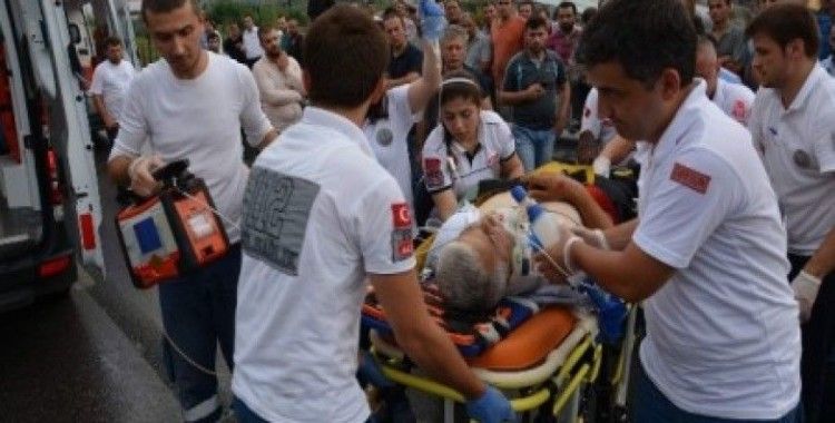 Trabzon'da trafik kazası, 5 yaralı