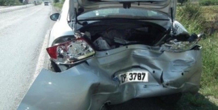 Tekirdağ'da trafik kazası, 1 yaralı