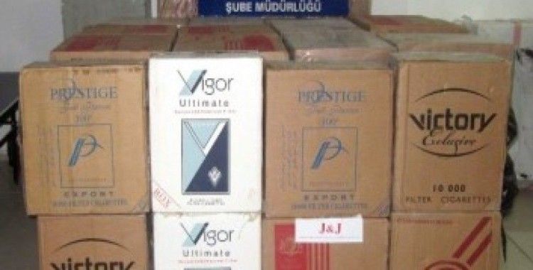Antalya'da 54 bin paket kaçak sigara ele geçirildi