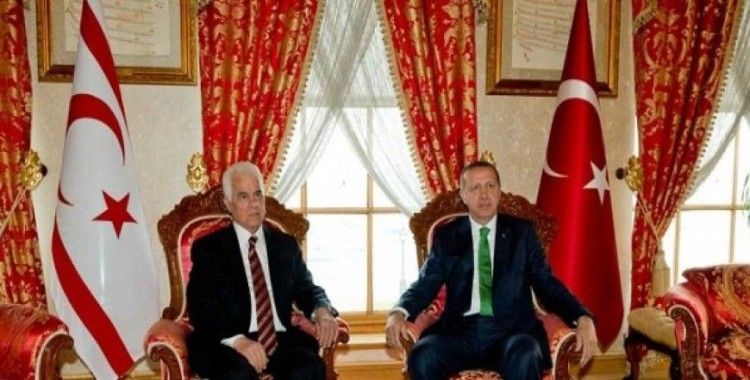Eroğlu, Cumhurbaşkanı Erdoğan'ı resmi törenle karşıladı