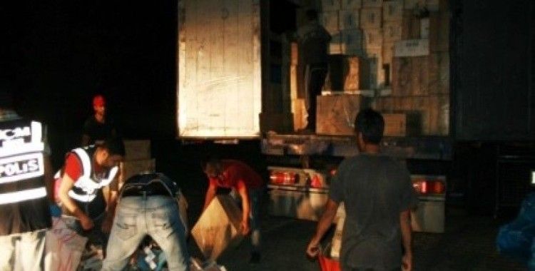 Iğdır'da gümrük kaçağı 534 bin paket sigara ele geçirildi
