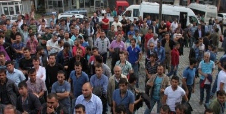 Ereğli'de madencilerin işten çıkartılmasına tepki