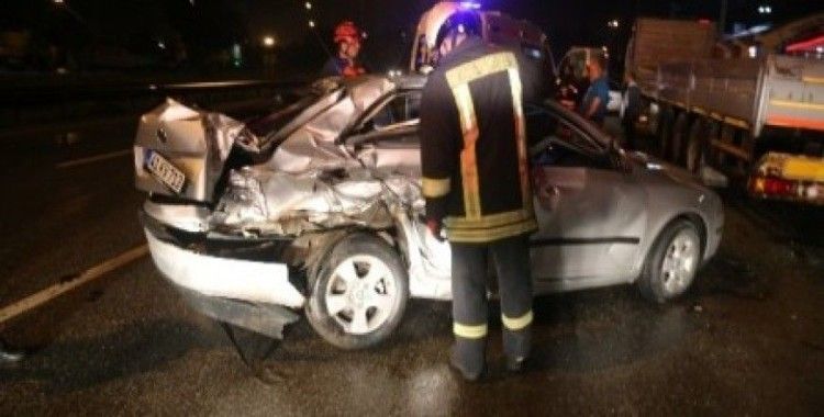 Kazada yaralanan sürücü yaşamını yitirdi