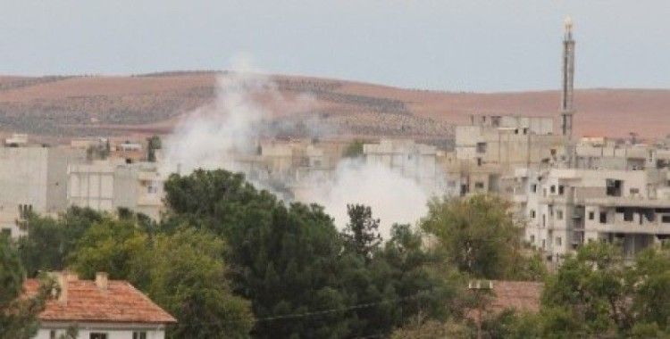 Kobani'den atılan havan mermisi türkiye sınırlarına düştü
