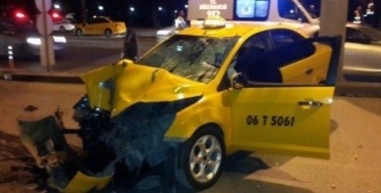 Başkent'te trafik kazası, 3 yaralı