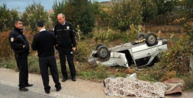Kırıkkale de trafik kazası, 1 ölü
