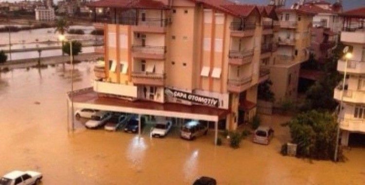 Manavgat'ta sel felaketinin ardından hasar tespit çalışmaları